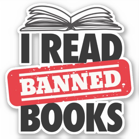 禁止読本ビニールのシール シール (正面)