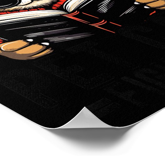 禁止読本ペット猫が悪と闘う読禁止 ポスター (角)