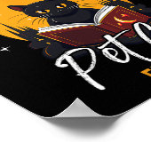 禁止読本ペット猫が悪と闘う読禁止 ポスター (角)