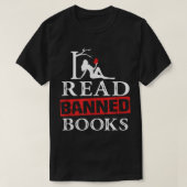 禁止読本- National Librarian Week Tシャツ (デザイン正面)