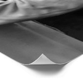 禁止，ビール，白黒，ヴィンテージ ポスター (角)