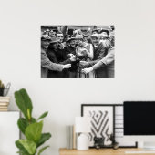 禁止，ビール，白黒，ヴィンテージ ポスター (ホームオフィス)