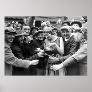 禁止，ビール，白黒，ヴィンテージ ポスター