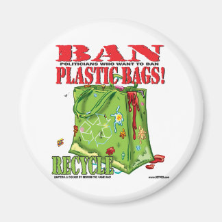 禁止…プラスチックバッグ! マグネット