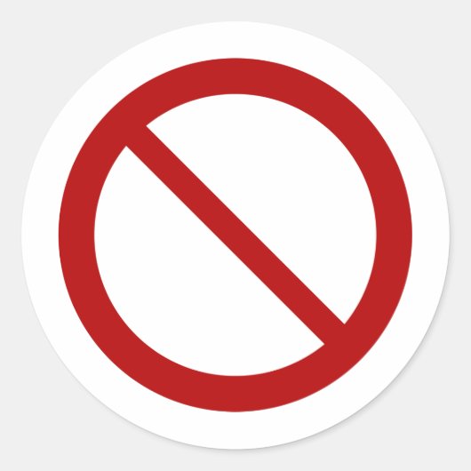 禁止Sign2_Vector_クリップアート禁止 ラウンドシール (正面)