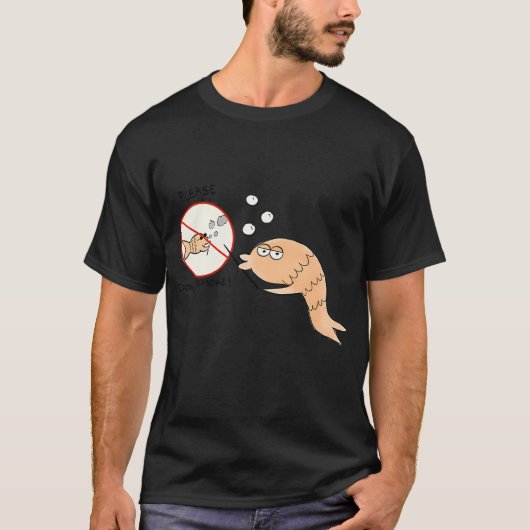 禁煙のお願い Tシャツ (正面)
