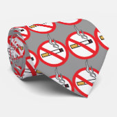 禁煙のタイ ネクタイ (ロール)