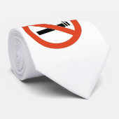 禁煙のタイ ネクタイ (ロール)