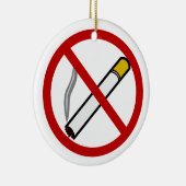 禁煙のドア・ノブのオーナメント セラミックオーナメント (右)