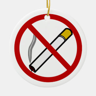 禁煙のドア・ノブのオーナメント セラミックオーナメント