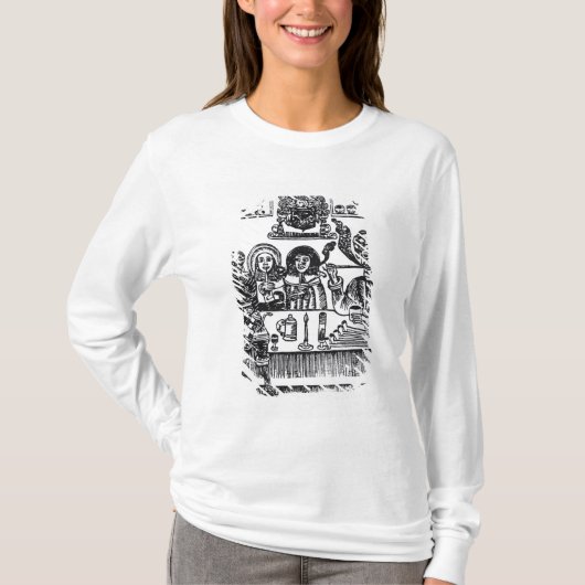 禁煙のパンフレット Tシャツ (正面)