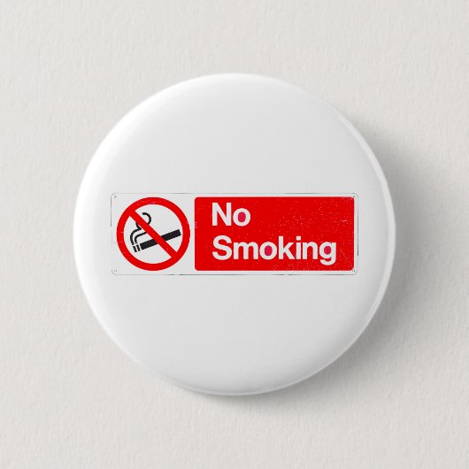 禁煙の印 缶バッジ (正面)