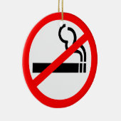 禁煙の記号 セラミックオーナメント (右)