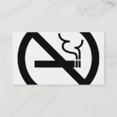 禁煙の記号 名刺 (裏面)