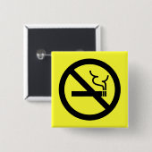 禁煙の記号 缶バッジ (正面&裏面)