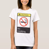 禁煙サイン Tシャツ (正面)