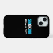 禁煙成功 - 禁煙のお祝いに iPhone 15ケース (裏面横)
