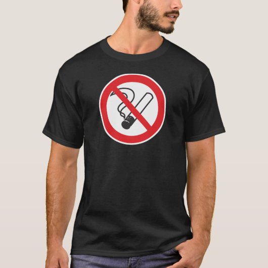 禁煙標識 Tシャツ (正面)