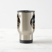 禁煙。 お尻を蹴ること! トラベルマグ (中央)