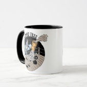 禁煙。 お尻を蹴ること! マグカップ (正面左)