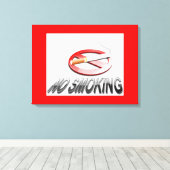 禁煙 キャンバスプリント (インサイチュ (ウッドフロア))