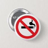 禁煙 缶バッジ (正面&裏面)