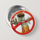 禁煙 缶バッジ (正面&裏面)