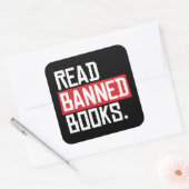 禁読止本 スクエアシール (封筒)