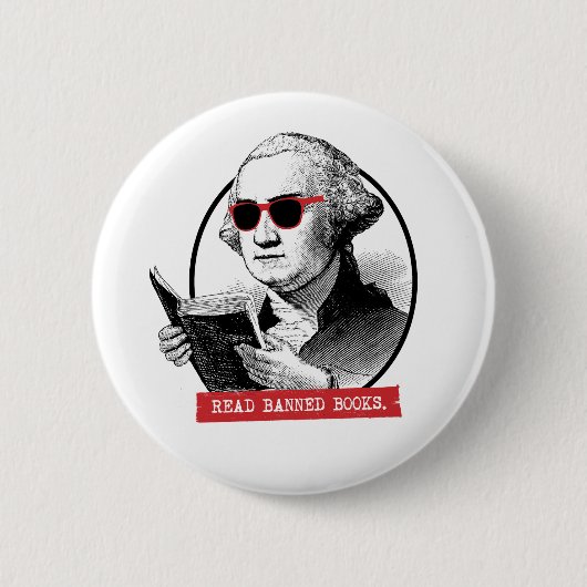 禁読止本 缶バッジ (正面)