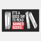 禁読止本 長方形シール (正面)