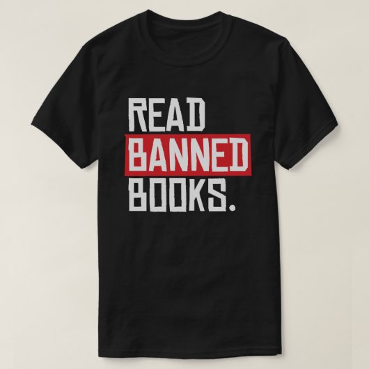 禁読止本 Tシャツ (デザイン正面)