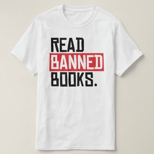 禁読止本 Tシャツ (デザイン正面)