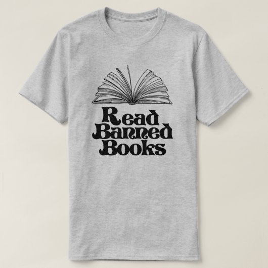 禁読止本 Tシャツ (デザイン正面)