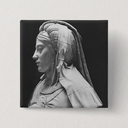 禁酒の頭部 缶バッジ (正面)