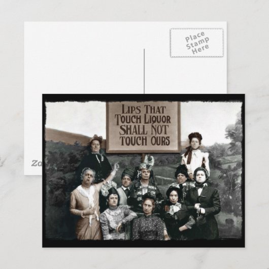禁酒女子 ポストカード (正面/裏面)