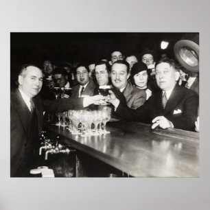 禁酒後の最初のビール – BALTIMORE 1933 ポスター