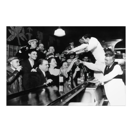 禁酒終了の際の飽くなき酒類の需要 フォトプリント            (正面)