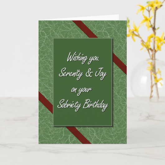 禁酒記念日 カード (黄色い花)