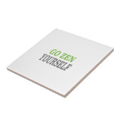 禅あなた自身は行きます(緑の呼吸版) タイル (側面)