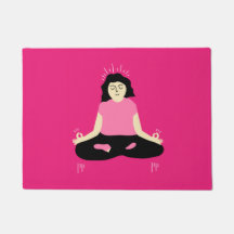 禅おもしろいウェルカムドアマット