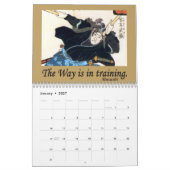 禅および武道のカレンダー カレンダー (1月 2027)