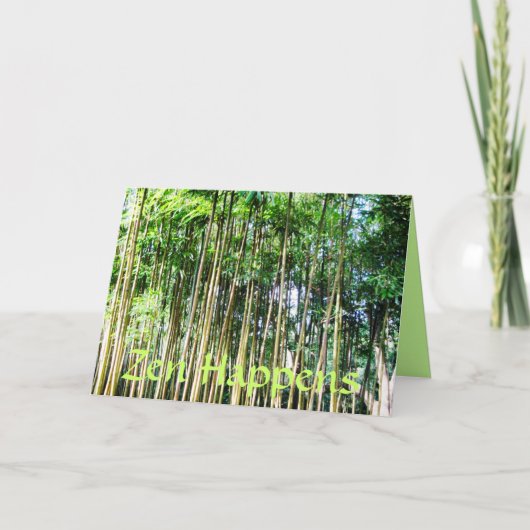 禅が起こる カード (正面)