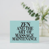 禅とマッサージの技術 ポストカード (スタンド正面)