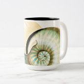 禅によってインスパイアビーチのテーマ ツートーンマグカップ (正面右)