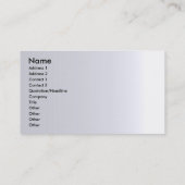 禅のばねのBlack&Whiteのモダンな花柄 名刺 (裏面)