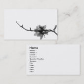 禅のばねBlack&White 名刺 (正面/裏面)