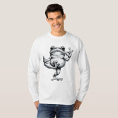 禅のカエル傑作 Tシャツ (正面フル)