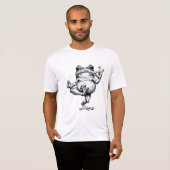禅のカエル傑作 Tシャツ (正面フル)