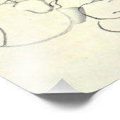 禅のクラシック- Gibon Sengai - Goose & Heron フォトプリント (角)