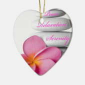 禅のスパの自然 セラミックオーナメント (左)